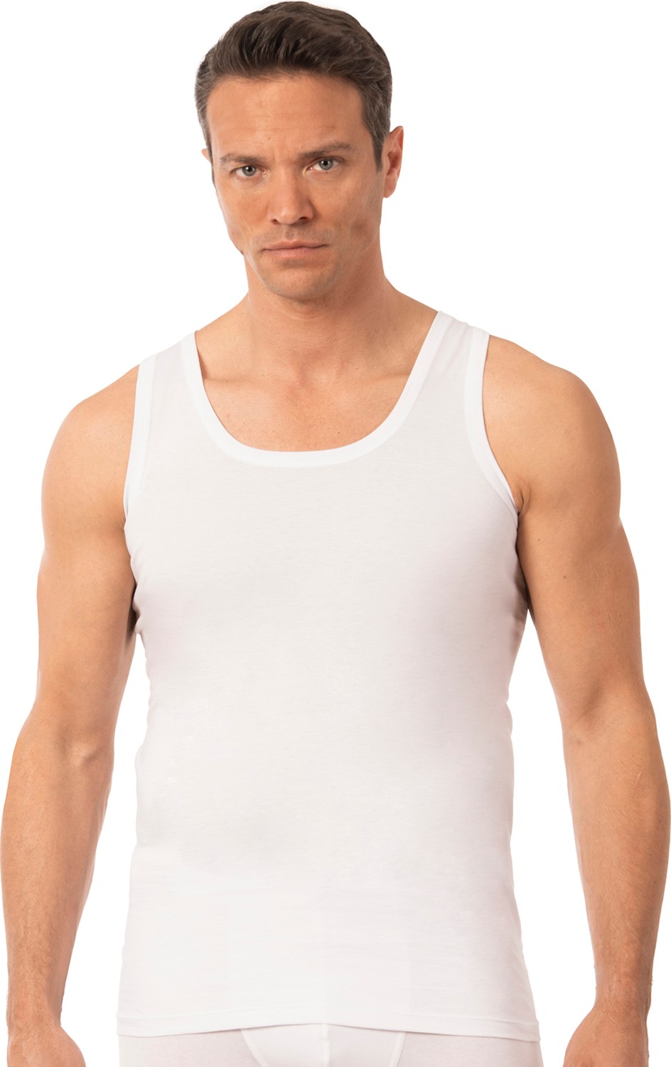 Özkan Underwear Özkan 0050 6'lı Paket Erkek %100 Pamuklu Penye Süprem Kalın Askılı Atlet görsel 2