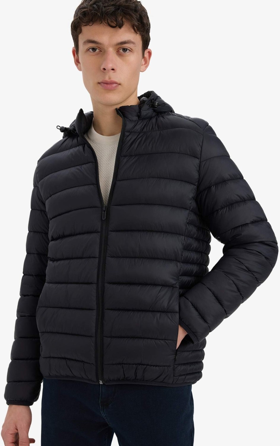 DeFacto Sıcak Tutan Su İtici Slim Fit Mont N4661AZ25AU