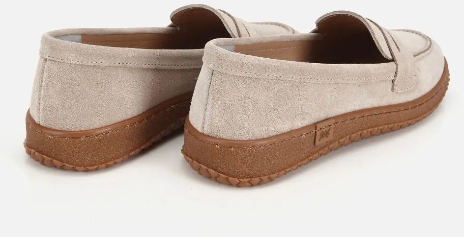Hotiç Kadın Süet Deri Bej Yumuşak Tabanlı Günlük Loafer görsel 4