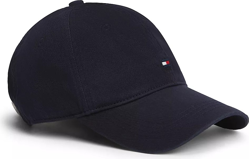Tommy Hilfiger Erkek %100 Organik Pamuklu Ayarlanabilir Metal Tokalı Bayrak Logo Nakışlı Mavi Şapka AM0AM14099-DBZ görsel 5
