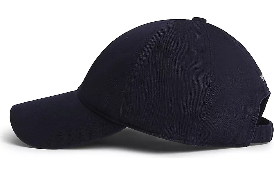 Tommy Hilfiger Erkek %100 Organik Pamuklu Ayarlanabilir Metal Tokalı Bayrak Logo Nakışlı Mavi Şapka AM0AM14099-DBZ görsel 7