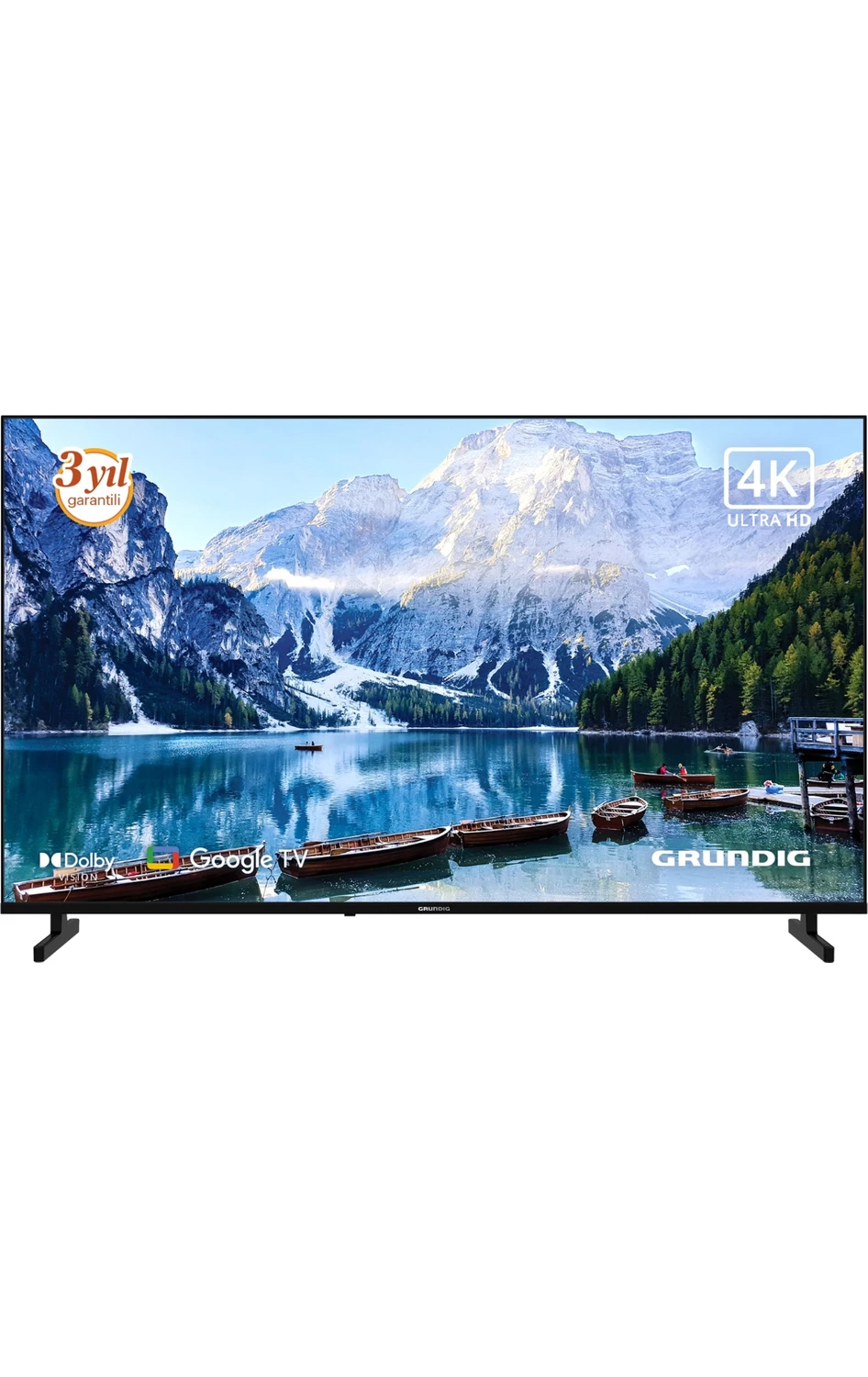 Resim Grundig 75 GKU 700 75'' 190 Ekran Uydu Alıcılı 4K Ultra HD Smart Google TV 