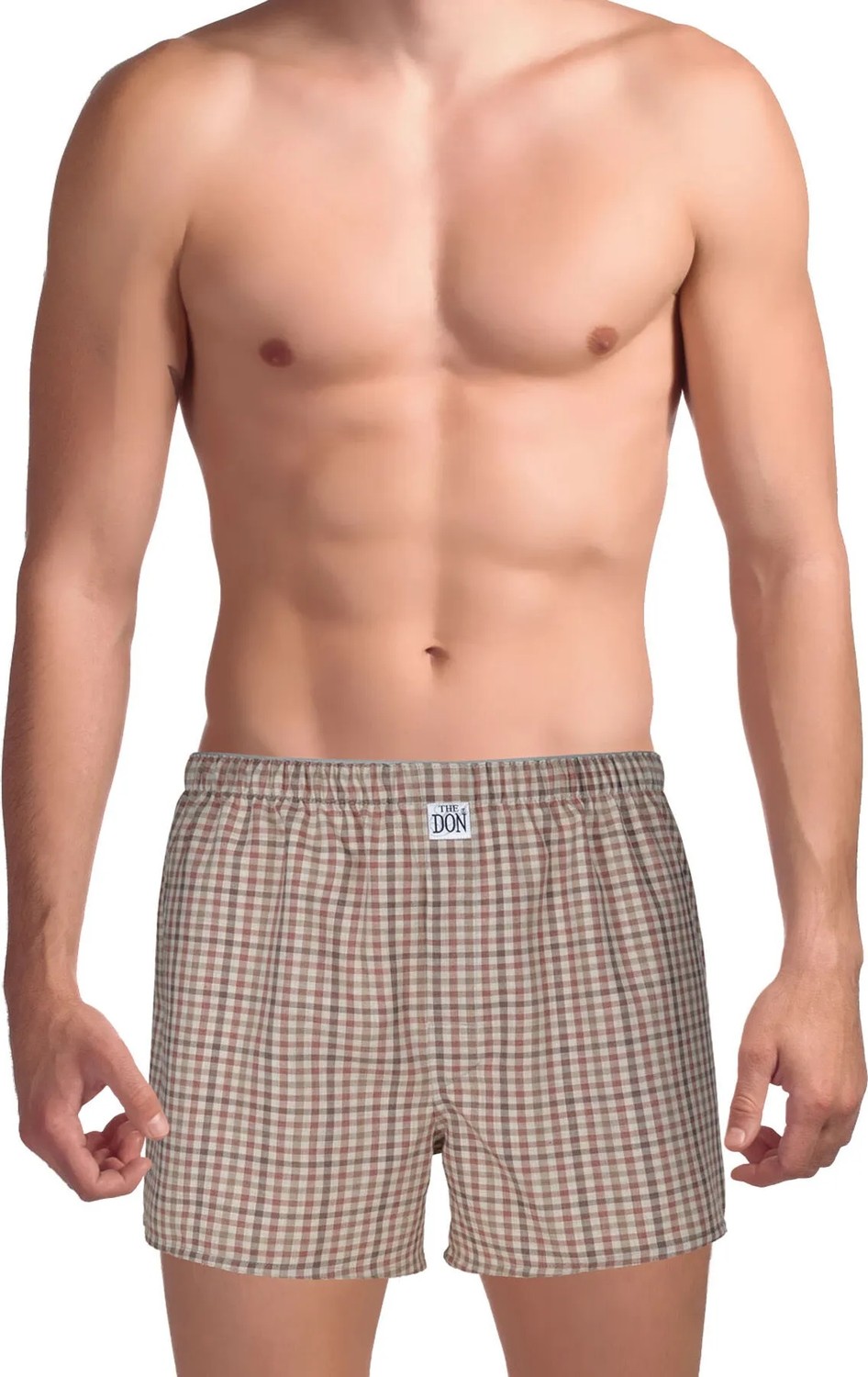 The Don Kahve Erkek Desenli Boxer TDNPOP122