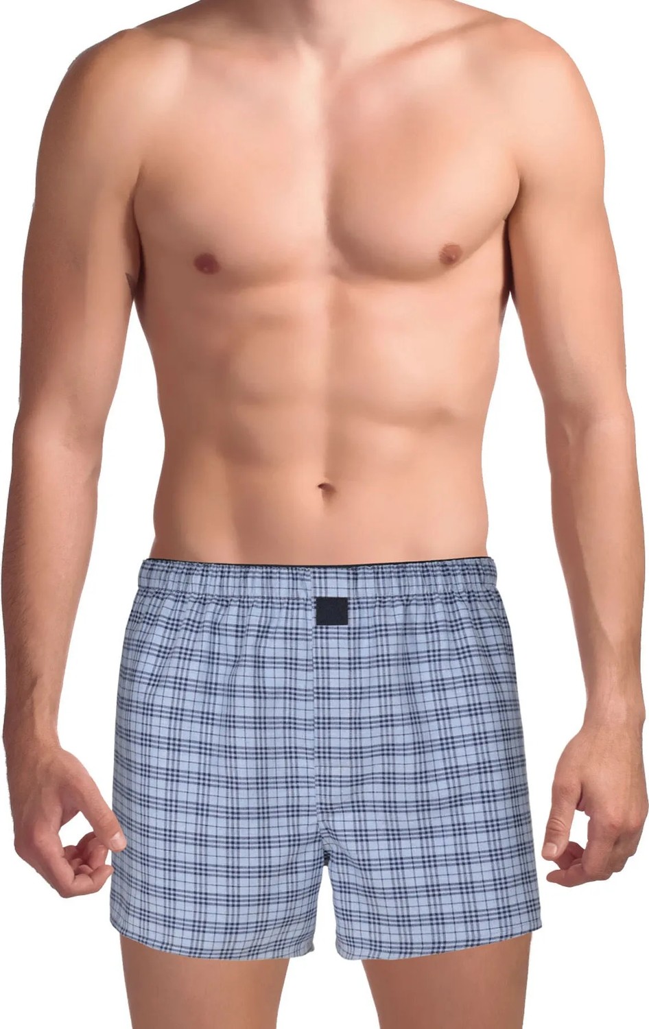 The Don Lacivert - Mavi Erkek Desenli Boxer TDNPOP123