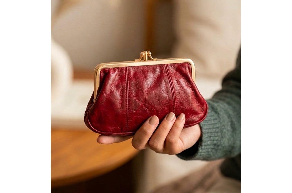 Sibel Günay Butik %100 Hakiki Dana Derisi Çok Gözlü Gizli Bölmeli Kadın Deri Para Cüzdanı görsel 8