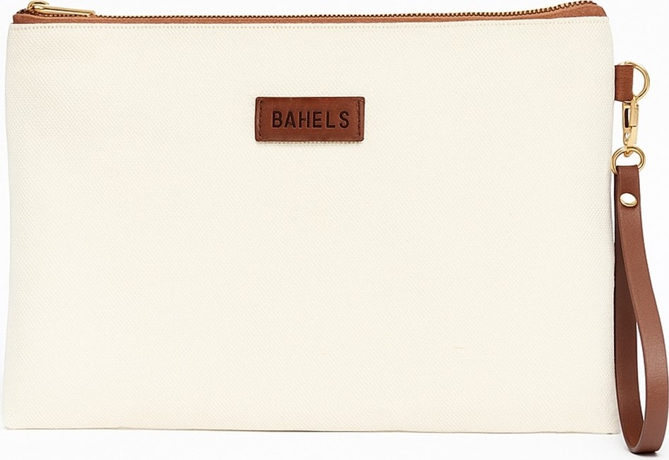 Bahels Kadın Kanvas Clutch Portföy Çanta görsel 2