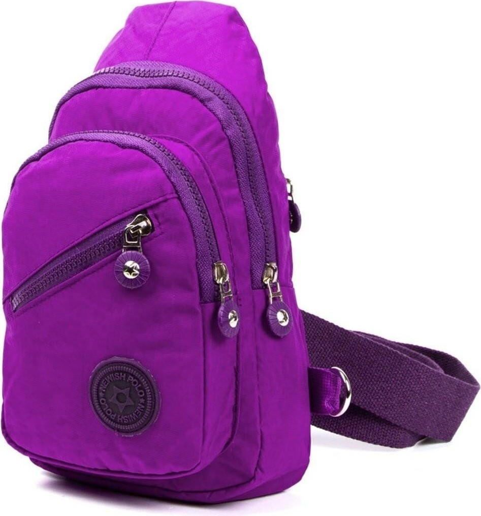 Newish Polo Kadın Krinkıl Kumaş Bodybag Çapraz Göğüs ve Omuz Çantası new126 - Haki