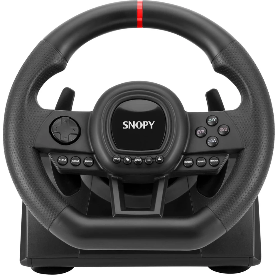 Resim Ronanna Snopy V30 Only Pc, Direksiyon, Pedal, Titreşimli, Gaming Oyuncu Direksiyonu 