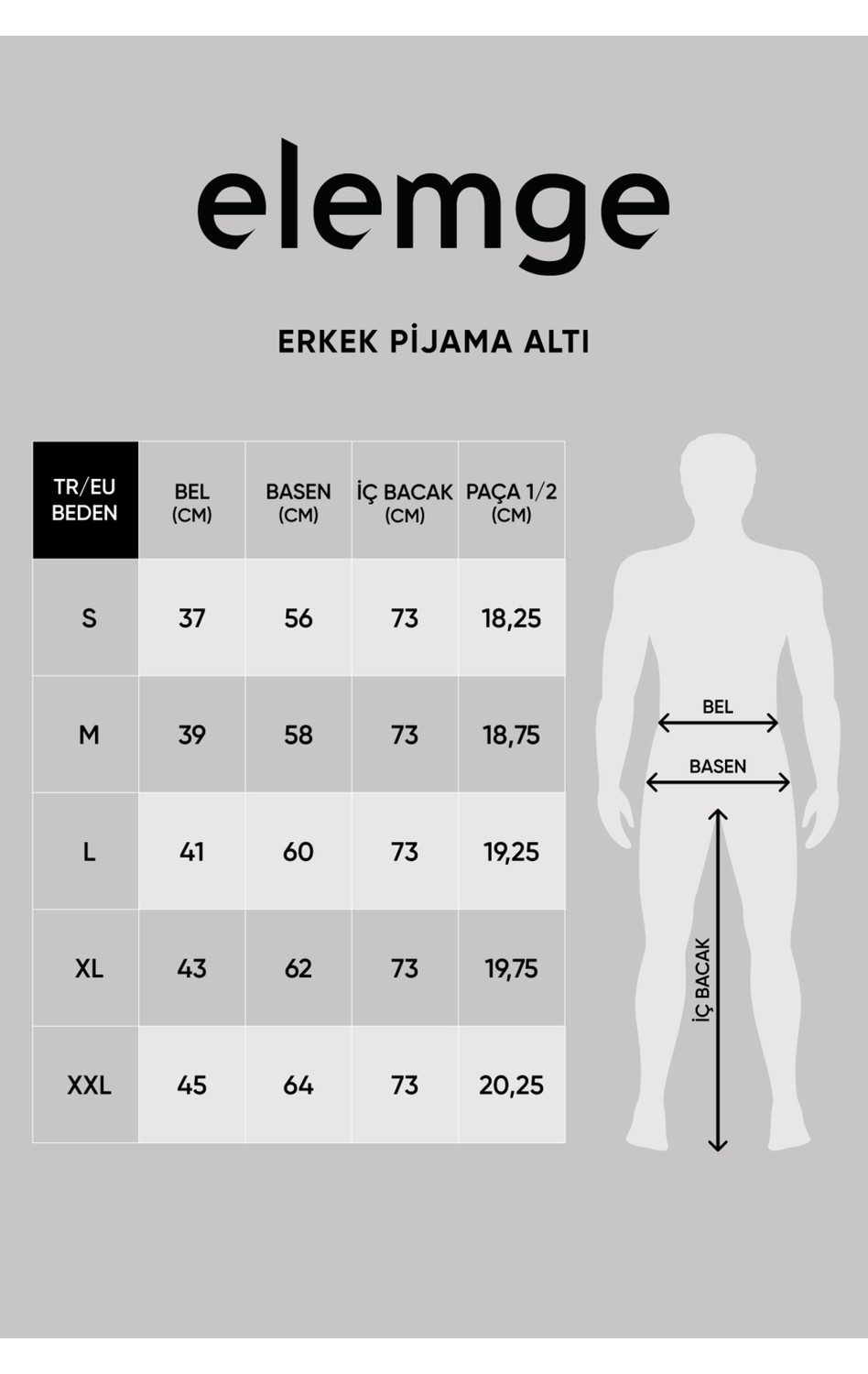 elemge %100 Pamuk 2'li Süprem Erkek Pijama Altı Compact Penye Rahat Kalıp Cepli Ipli Terletmez Siyah - Laci görsel 8