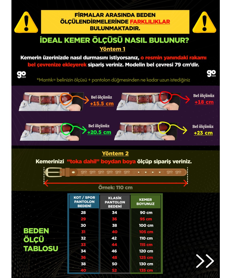 GoDeri %100 Hakiki Deri, Gold Takım Tokalı 3 cm Siyah Kadın Kemeri; Elbise, Pantolon Kemeri=3cm-Kdn-47 görsel 3