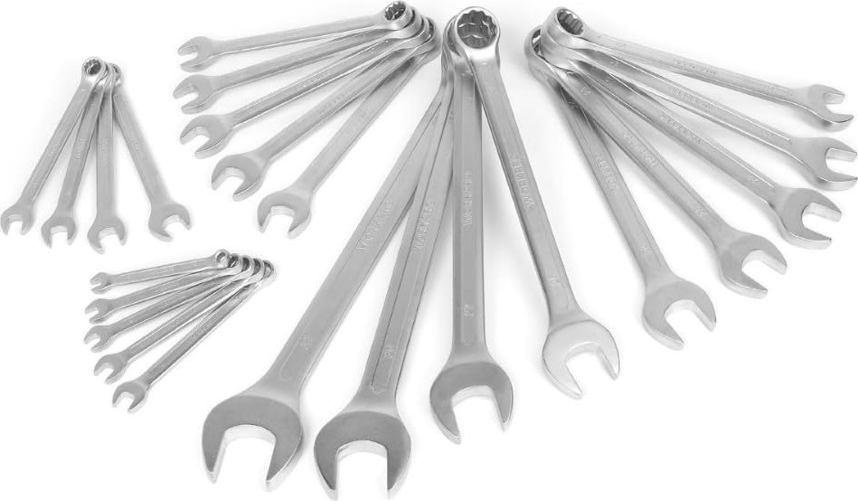 Aesco Workpro WP202504 6-32MM 23 Parça Cr-V Profesyonel Kombine Anahtar Takımı + Bez Taşıma Kılıfı görsel 3