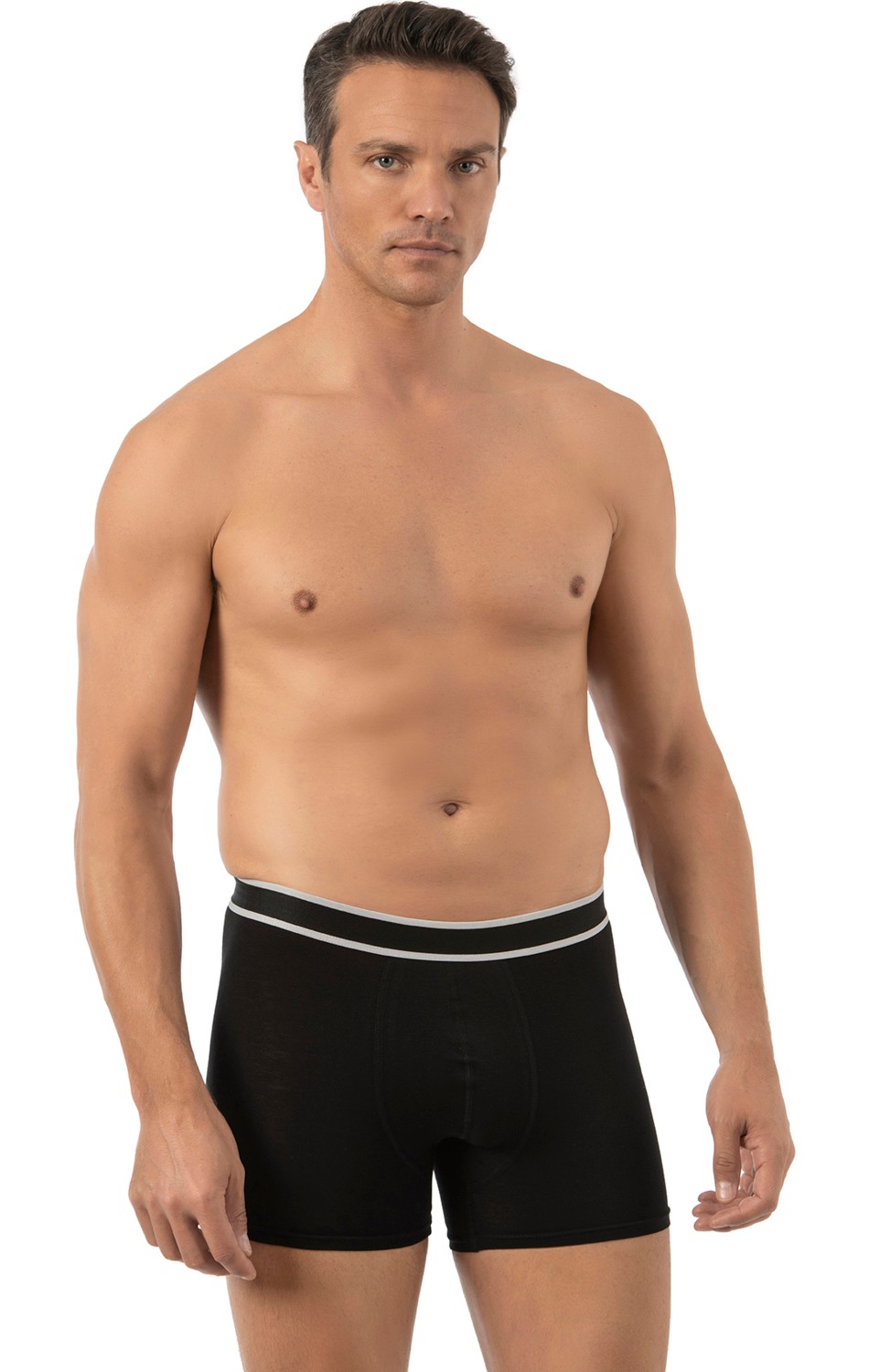 Özkan Underwear Özkan 11226 5'li Paket Erkek Pamuklu Likralı Boxer Şort görsel 3
