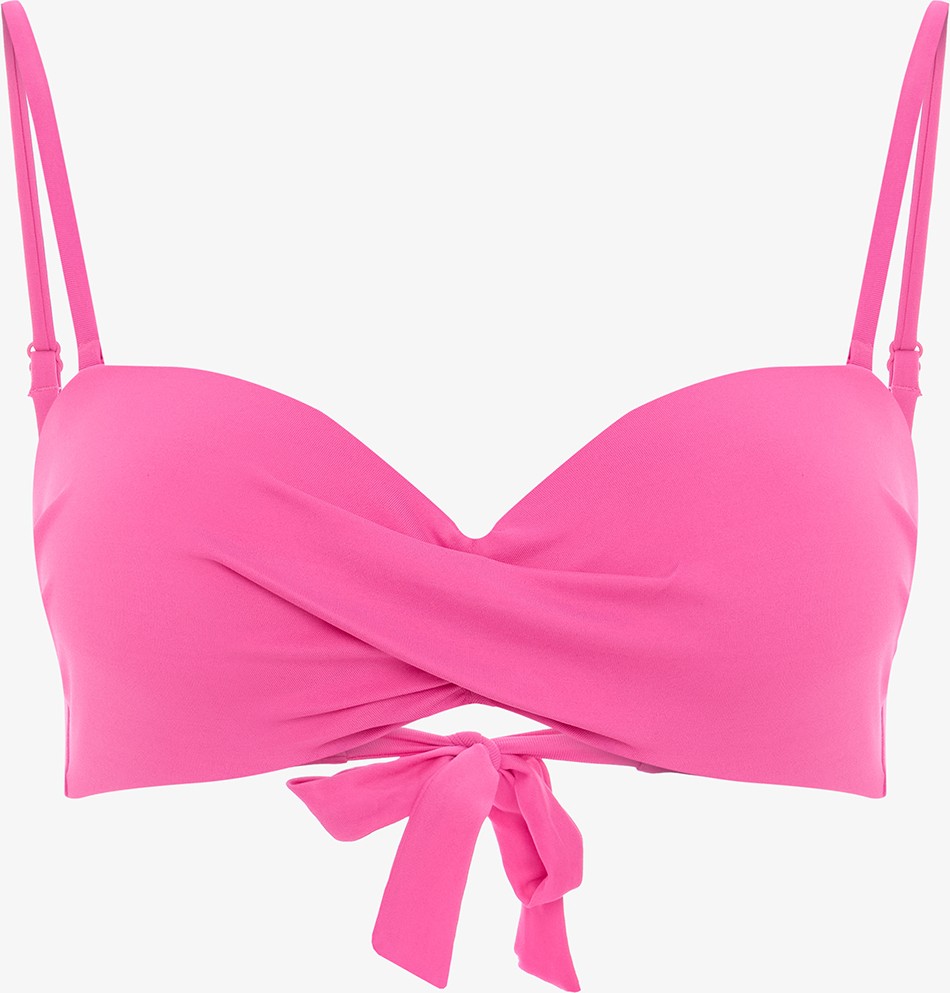 Penti Pembe Straplez Cup Toparlayıcı Balenli Straplez Bikini Üstü görsel 7