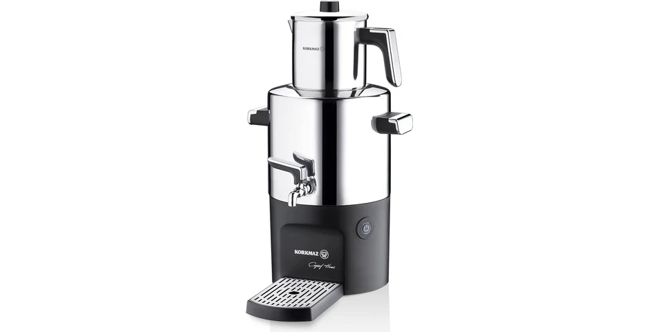 Resim Allians Paslanmaz Çay Semaveri, Pratik ve Şık Ev Dekorasyon Ürünü 