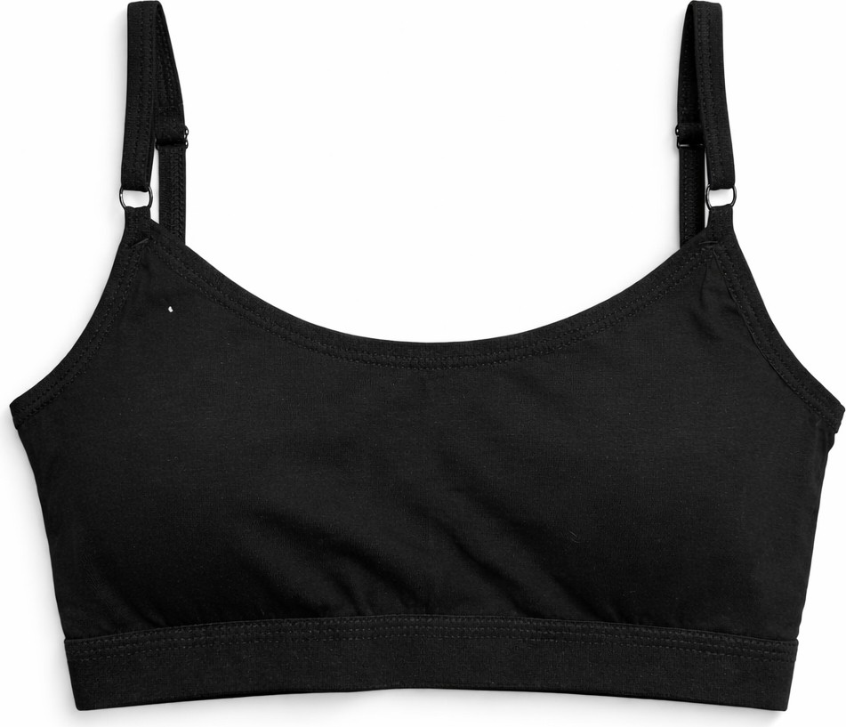 Underwear Bodyway 3'lü Set Pamuklu Basic Bralet | Çıkarılabilir Pedli, Ayarlanabilir Ip Askılı - Siyah + Beyaz + Gri