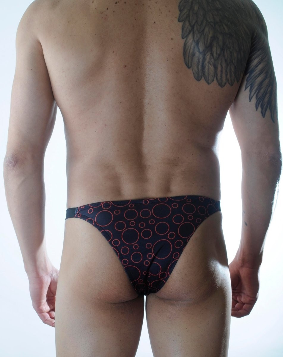 mery Erkek Daire Desenli Brazillian Slip Mery Woman görsel 2