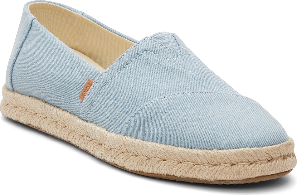 Toms Kadın Espadril / Keten 10020704 Toms Alpargata Rope 2.0 Light Blue