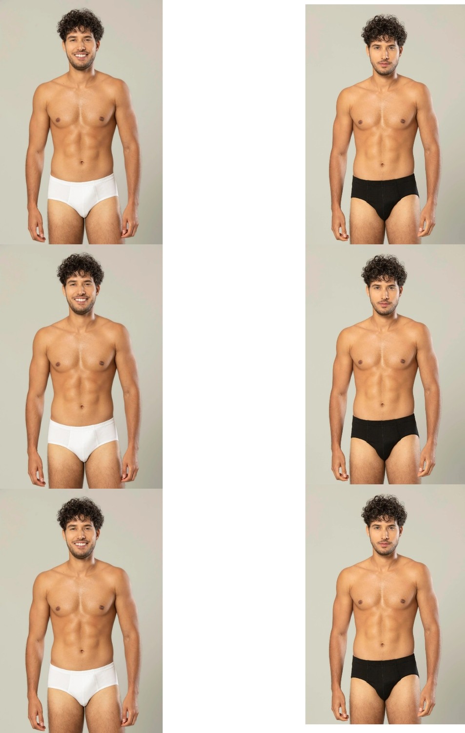 Erdem 1300 6'lı Paket Pamuklu Penye Erkek Slip Külot görsel 2