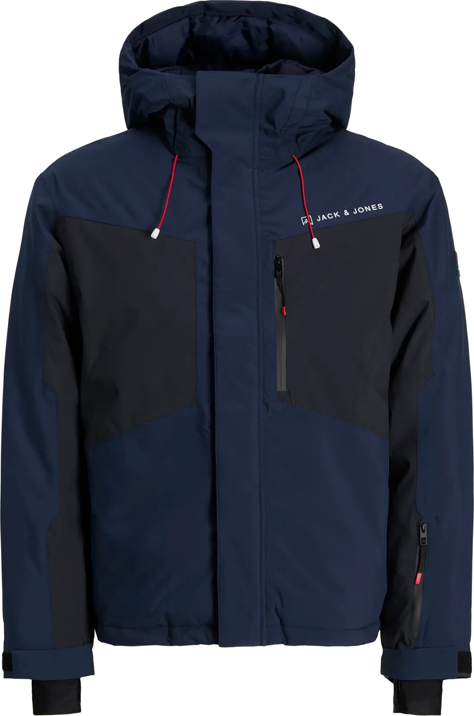 Jack & Jones Erkek Jjalpes Kapüşonlu Su ve Rüzgar Geçirmez Mont 12284649 Siyah