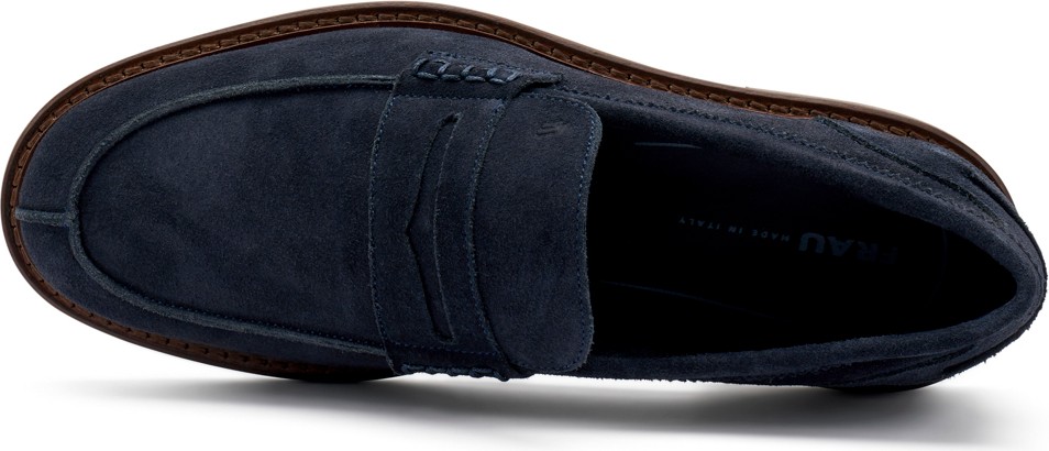 Frau Erkek Oxford ( Klasik) 76D0 Frau Suede Blu görsel 4