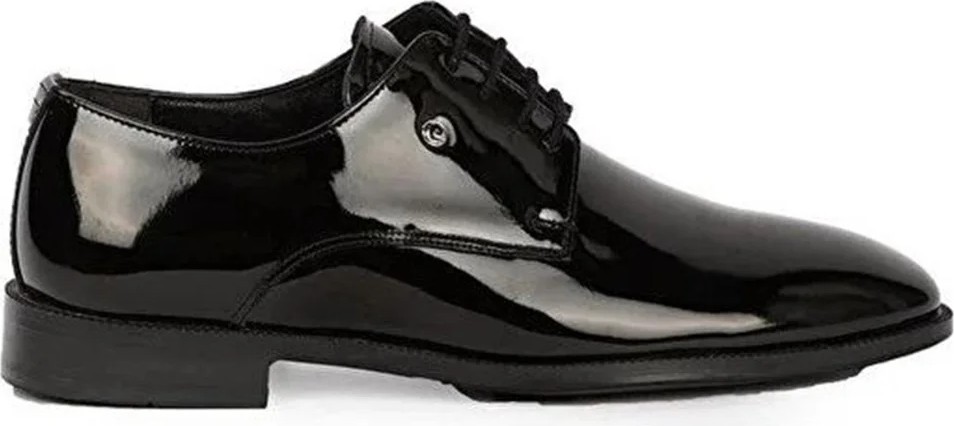 Pierre Cardin 7030 Groom Erkek Klasik Ayakkabı - Siyah Rugan