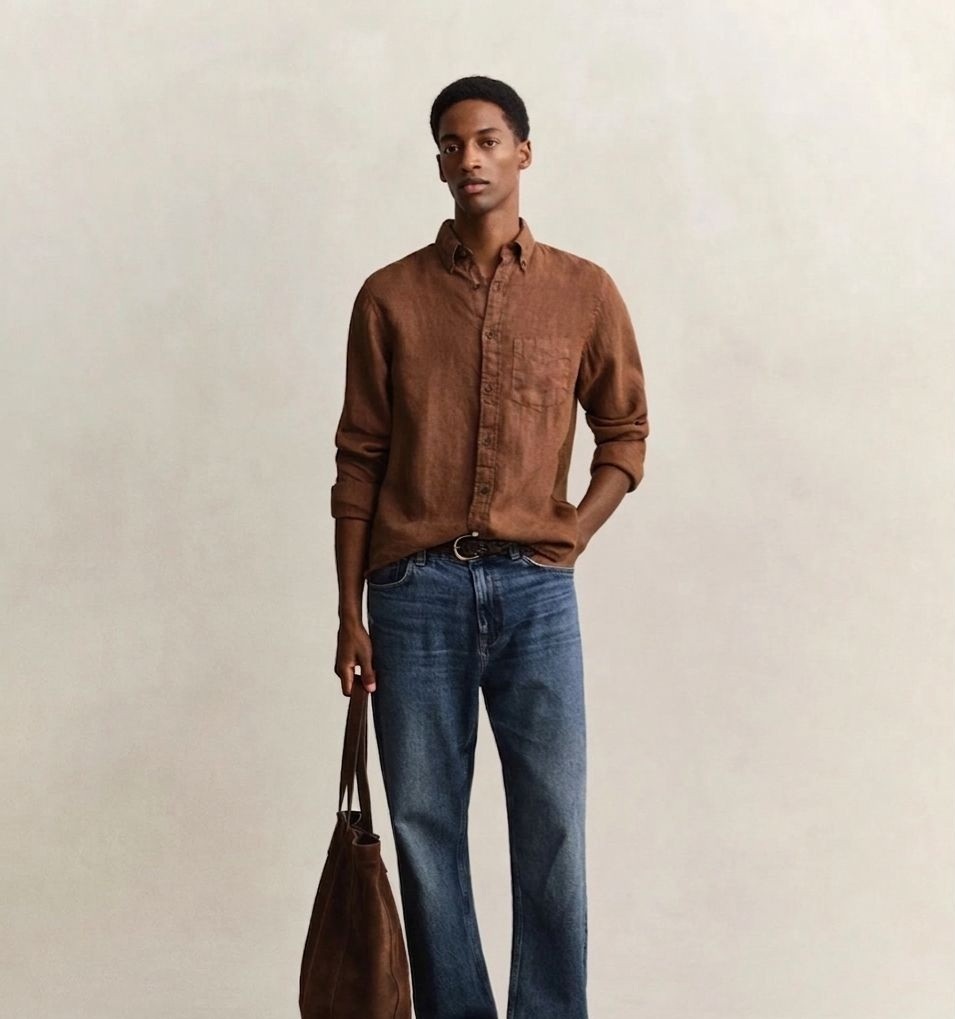 Gant Keten Slim Fit Gömlek