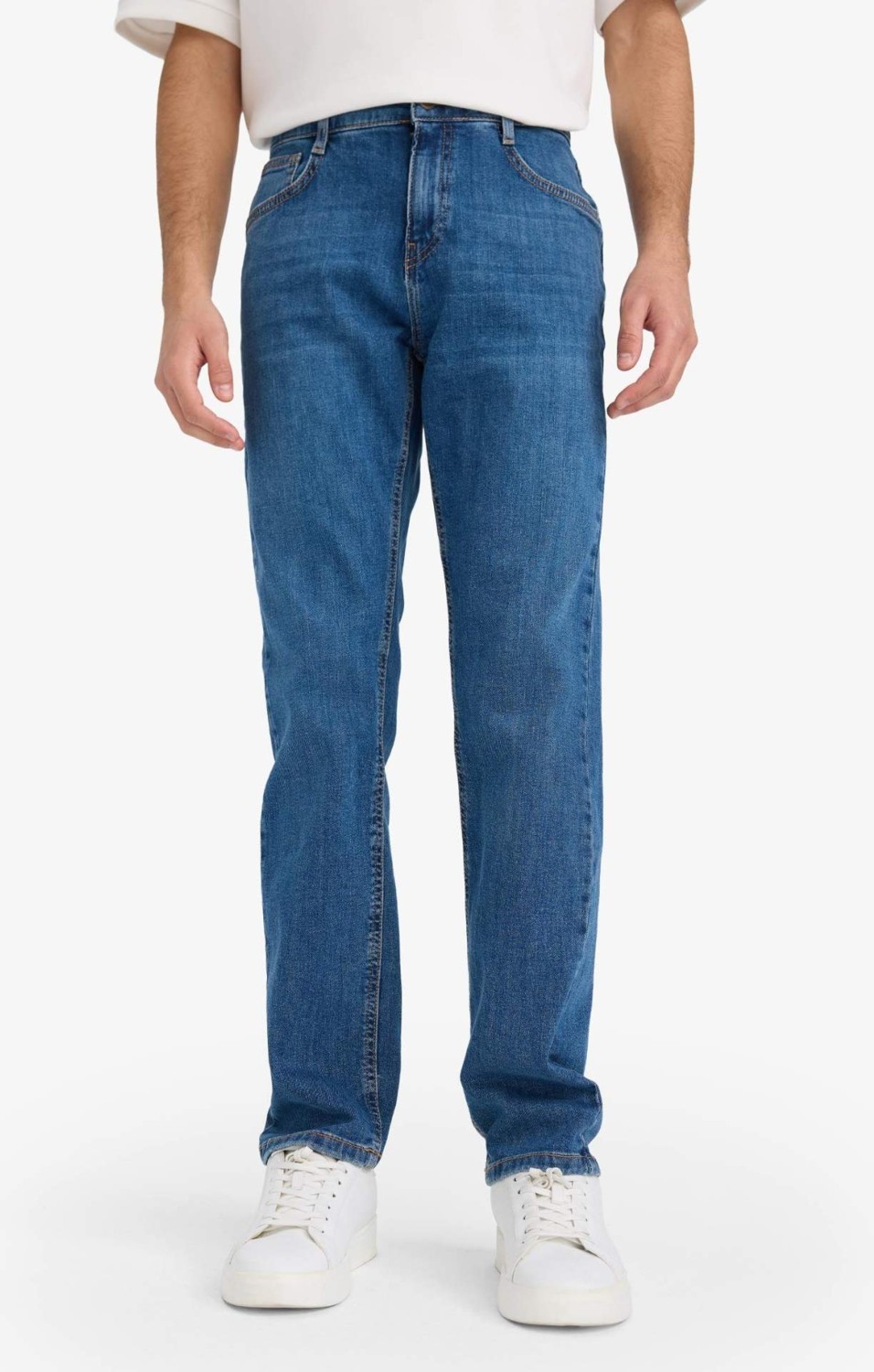 DeFacto Sergio Regular Fit Normal Bel Boru Paça Jean Pantolon A6948AX25AU görsel 7