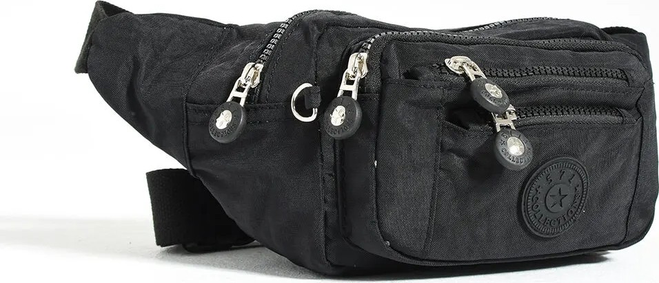 571 Collections Çanta Çok Cepli, Su Geçirmez, Unisex Bel Çantası Siyah Model: 571-7F görsel 5