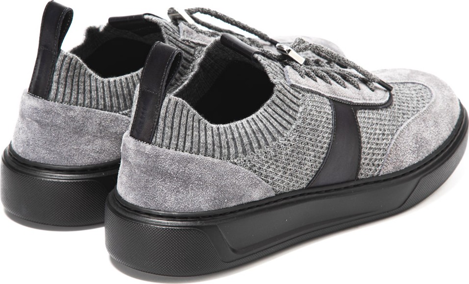 Franceschetti Erkek Oxford ( Klasik) 2259052.3520CI55 Franceschetti Camoscıo Grigio görsel 4