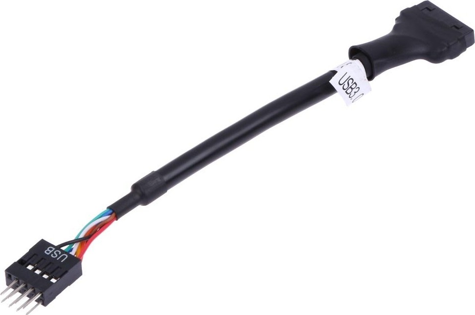 Aesco Alfais 5026 19-20 Pin USB 3.0 To 9 USB 2.0 Çevirici Dönüştürücü Adaptör Kablosu görsel 3