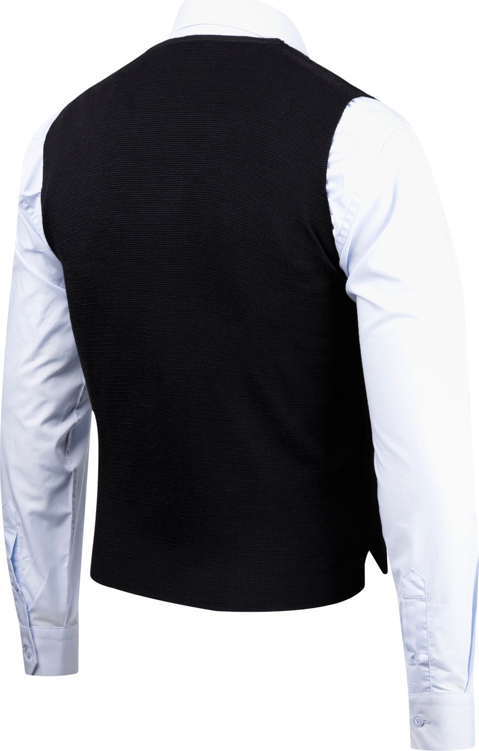 Çizgi Triko Erkek Düğmeli Spor / Klasik Triko Örme Kolsuz Yelek - 5008LS görsel 4