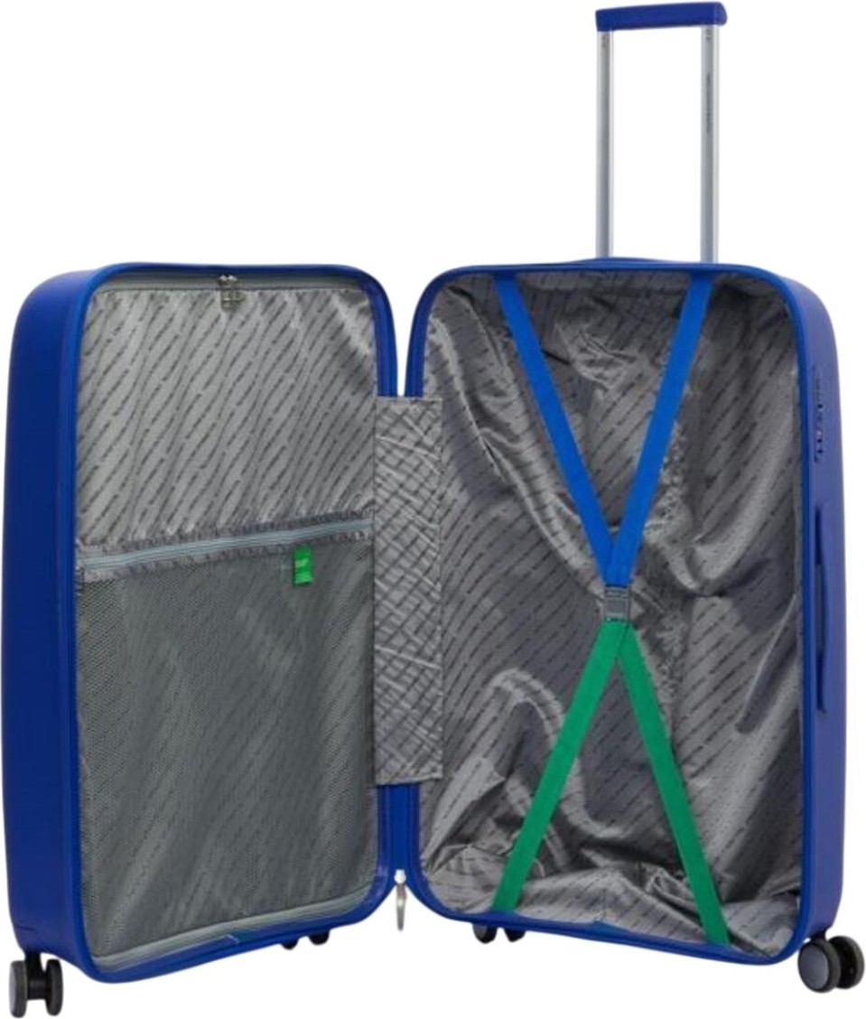 United Colors Of Benetton Trolley 60 cm Mavi Unisex Valiz görsel 4