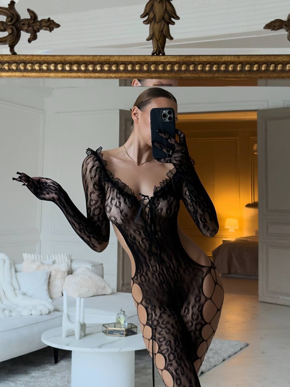 Gia Grace Manon Vücut Çorabı görsel 6