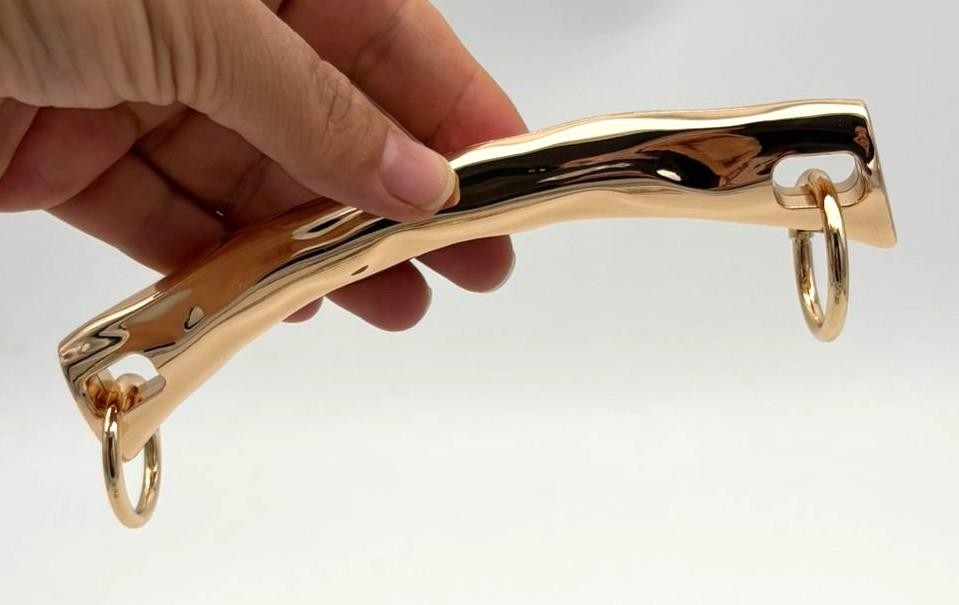 Angel Çanta Aksesuar 16 cm Kavisli Model Çanta Sapı Light Golden Renk görsel 3