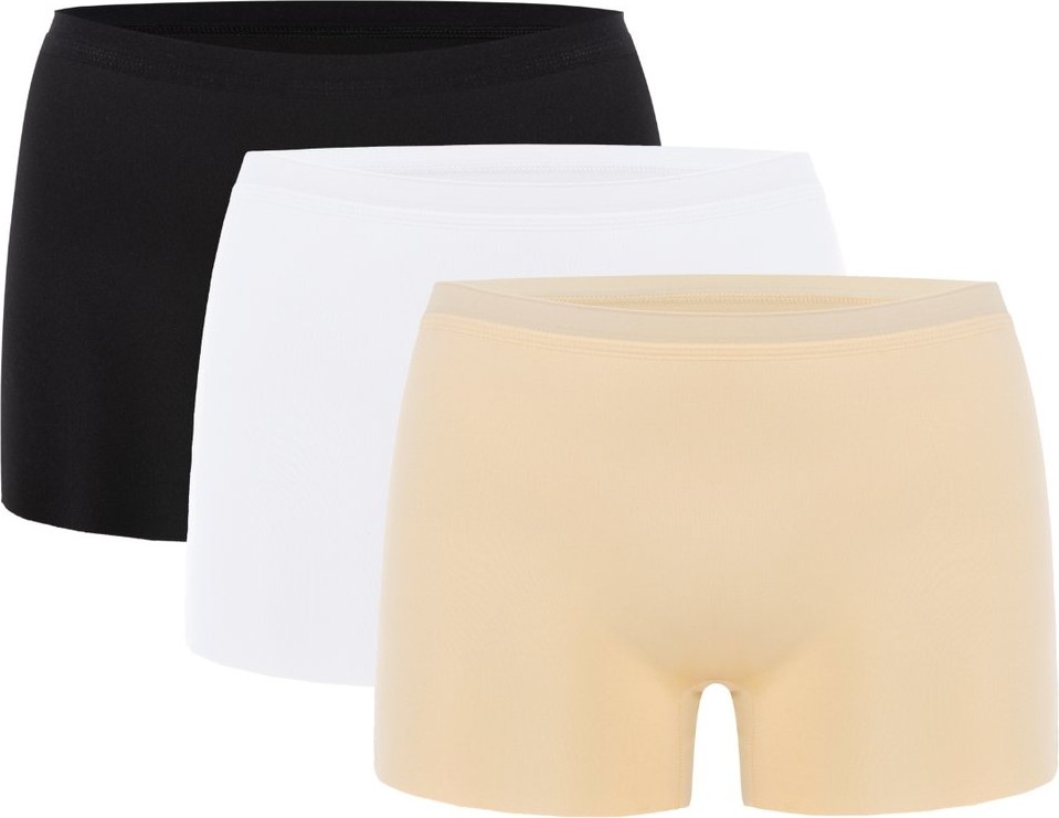 Arma Yıldız Basic Lazer Kesim Dikişsiz Kadın Boxer Külot 3'lü Paket görsel 8