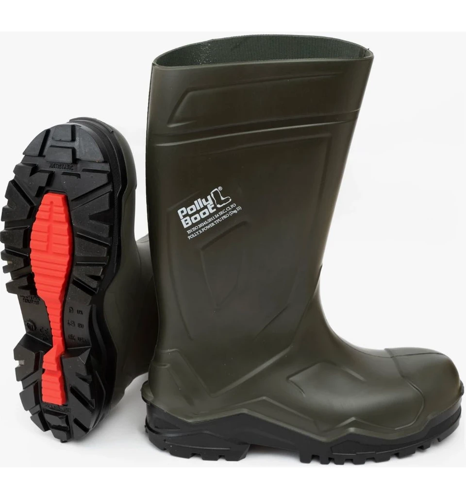 Resim Polly Boot X-Power S4 Çelik Burunlu Haki-Siyah 