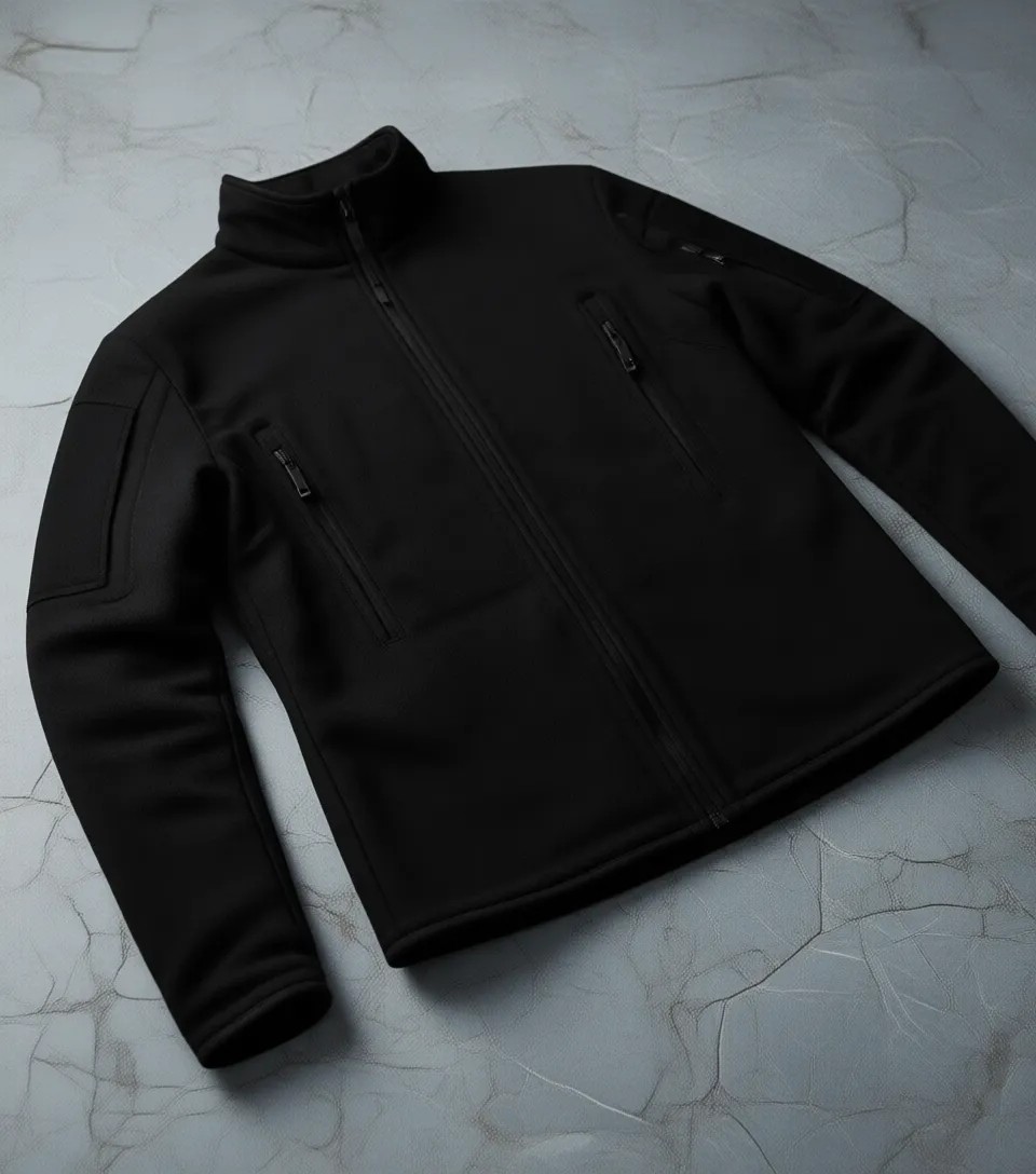 Safari AVM Siyah Taktik Polar Mont 5 Cepli Slim Fit Polar Mont Askeri Polar Mont görsel 7