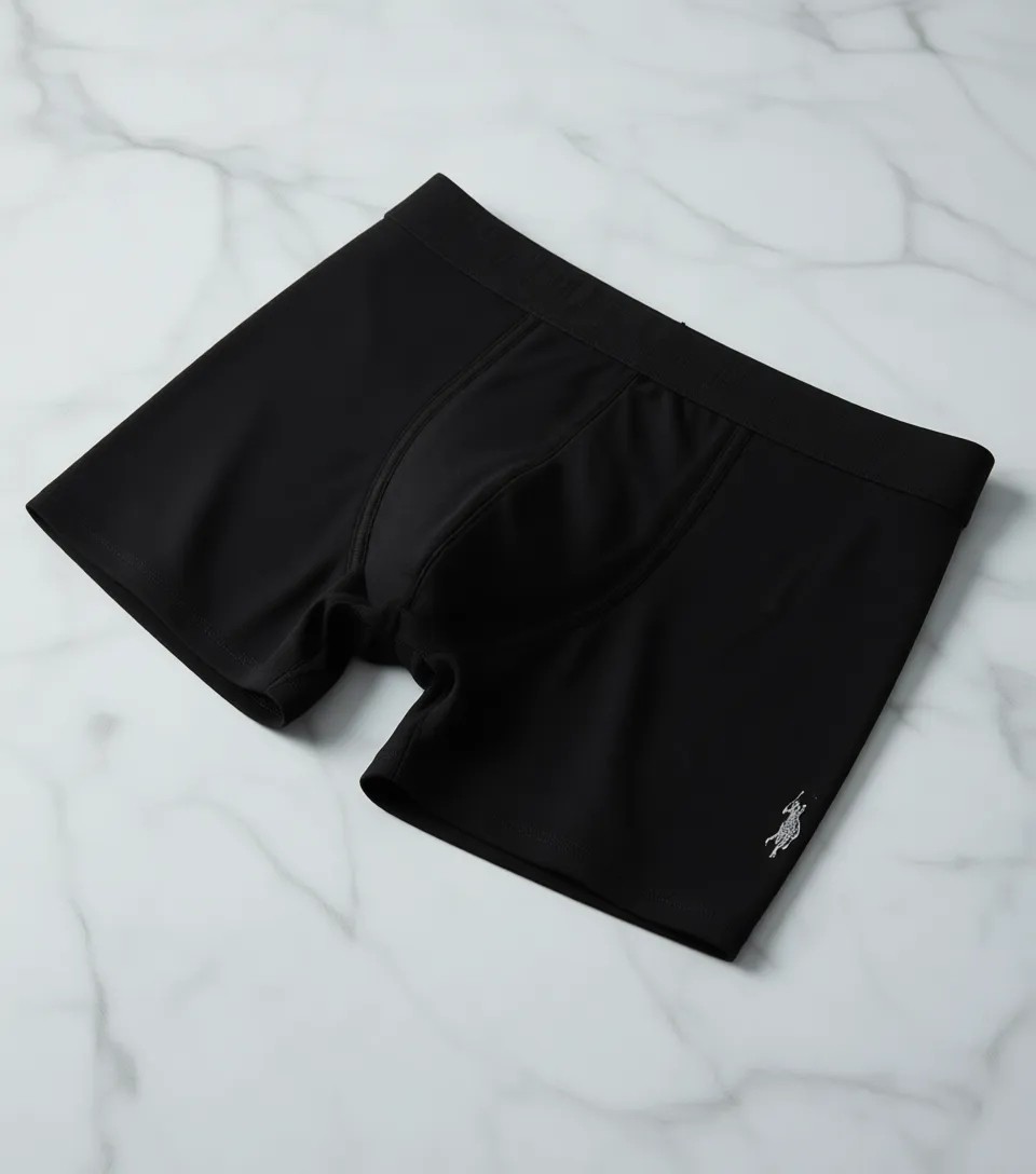 U.S. Polo Assn. Erkek Siyah 3'lü Boxer 80173 görsel 5