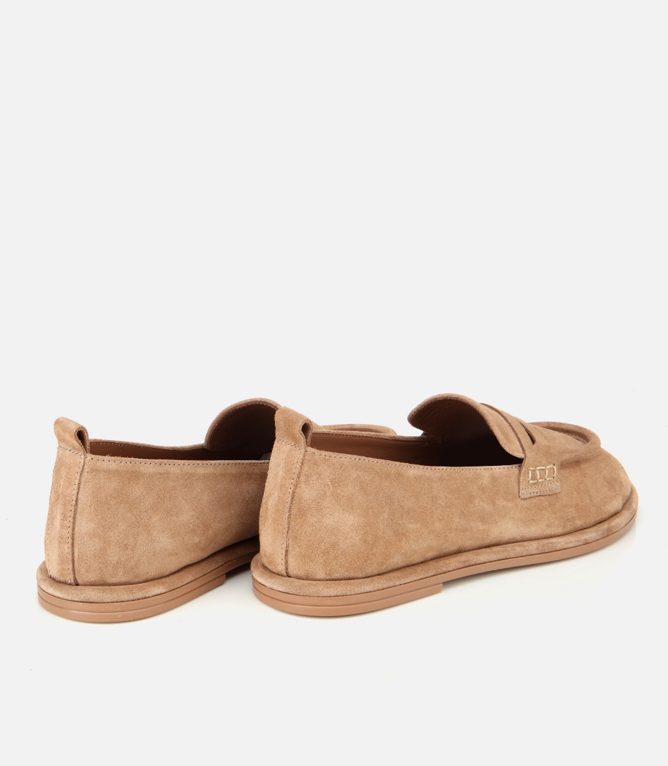 Hotiç Kadın Deri Bej Yumuşak Dokulu Günlük Loafer görsel 4