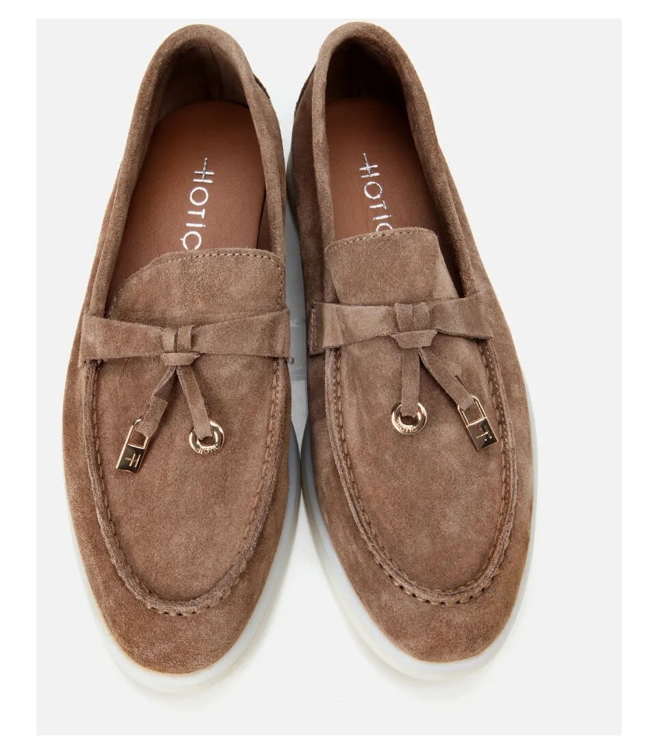 Hotiç Kadın Deri Bej Loafer görsel 5