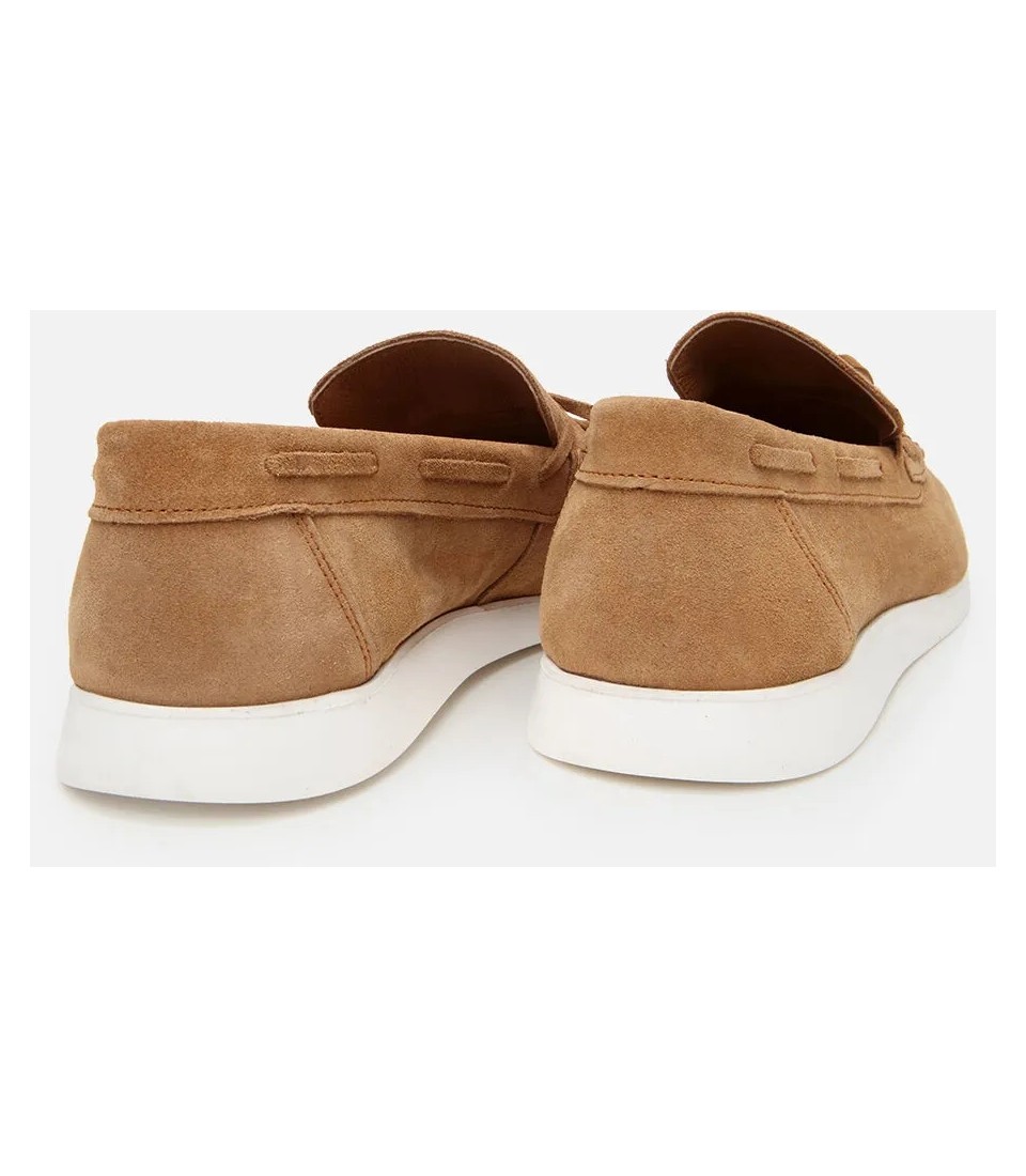 Hotiç Erkek Süet Deri Taba Bağcıklı Loafer görsel 6