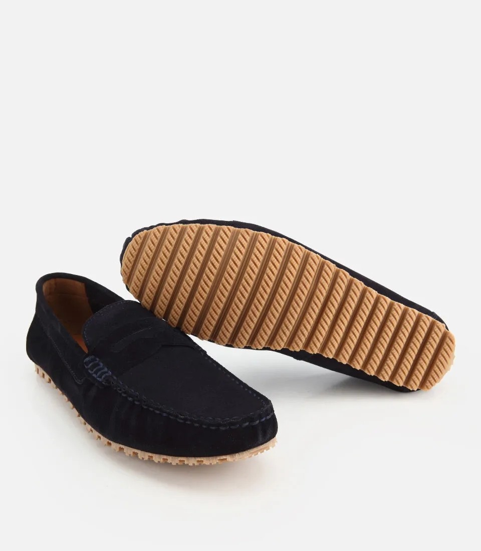 Hotiç Erkek Süet Deri Bej Rahat Günlük Loafer görsel 6