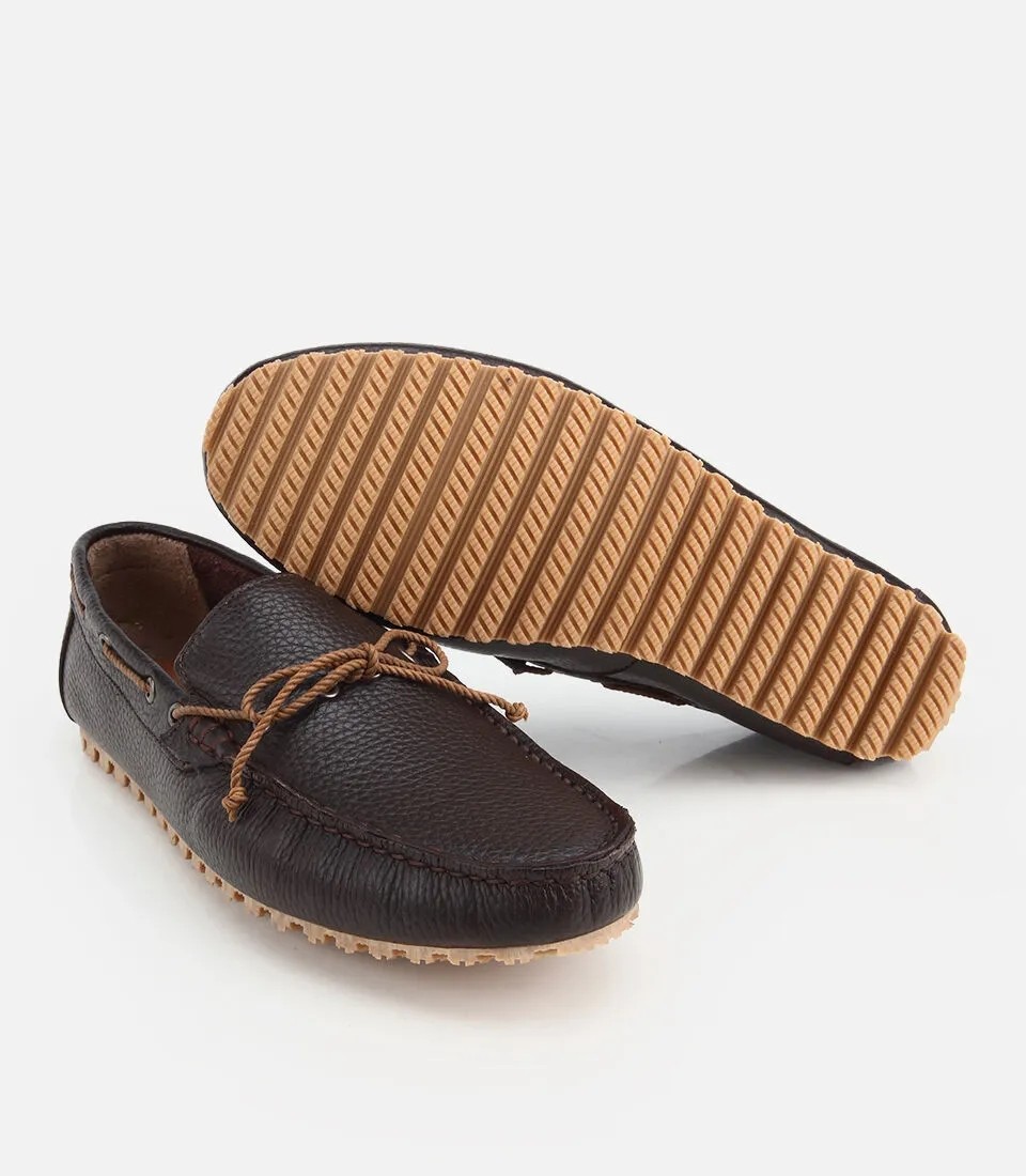 Hotiç Erkek Deri Siyah Püskül Detaylı Günlük Loafer görsel 6