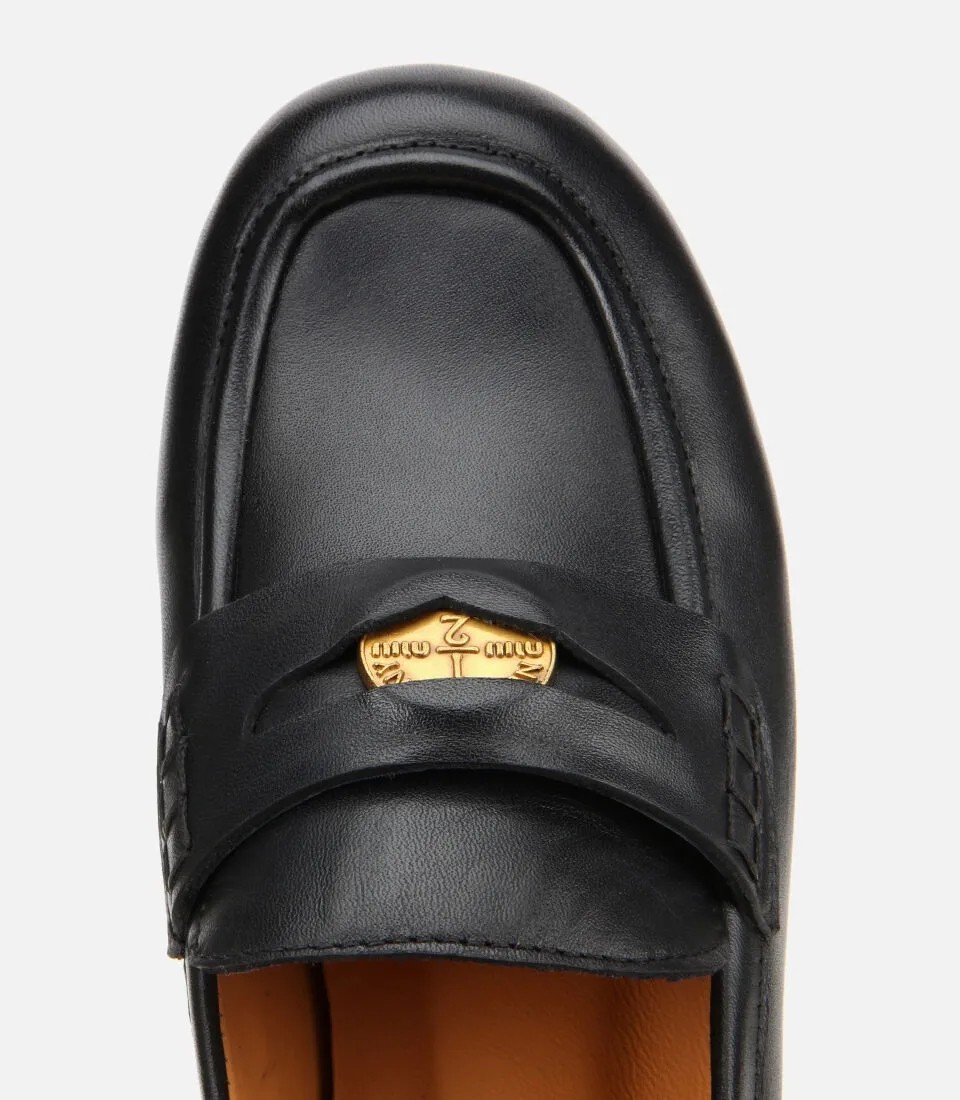 Hotiç Kadın Deri Siyah Klasik Loafer görsel 5