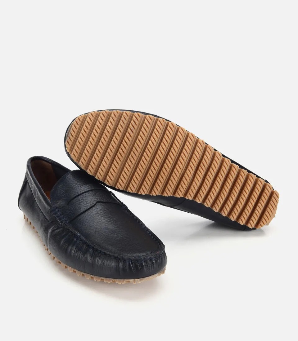 Hotiç Erkek Deri Lacivert Comfort Günlük Loafer görsel 6