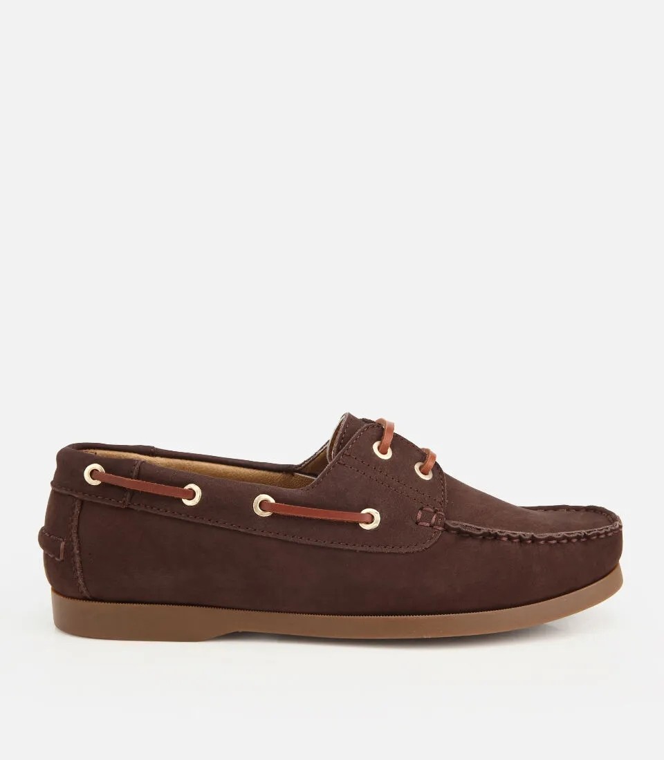 Hotiç Erkek Nubuk Deri Bej Bağcık Detaylı Günlük Loafer