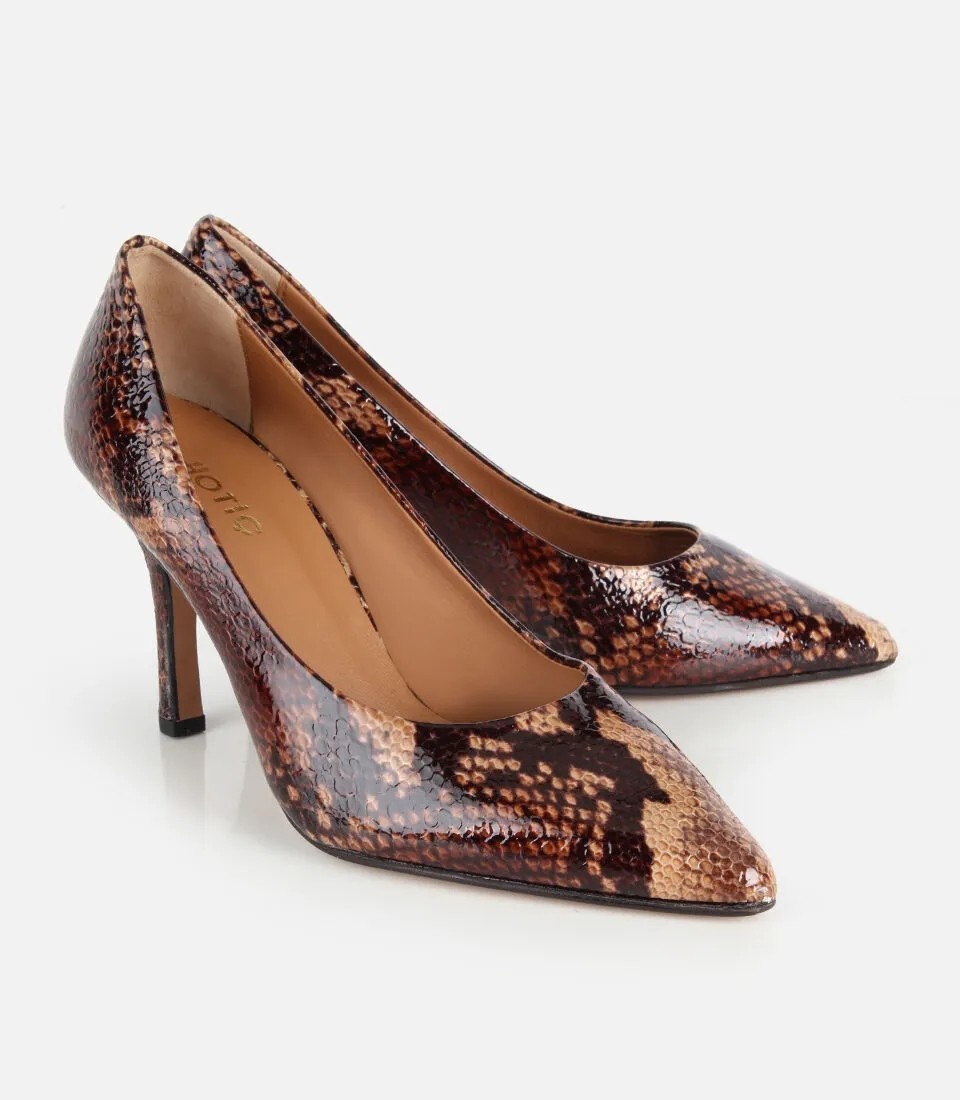 Hotiç 01AYH336270A540 KADIN Deri Gold Ince Topuklu Stiletto görsel 2