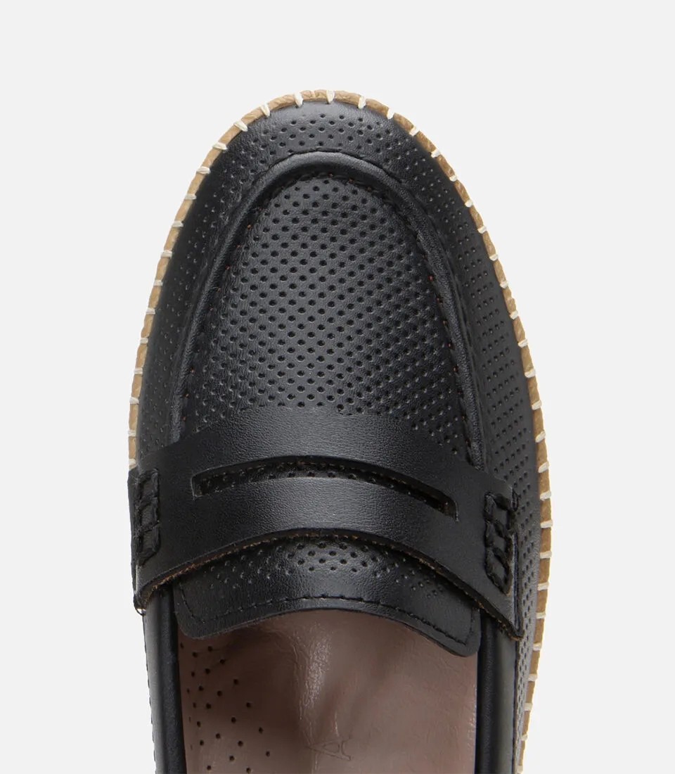 Hotiç 01AYY307900A100 KADIN Siyah Delikli Günlük Loafer görsel 4
