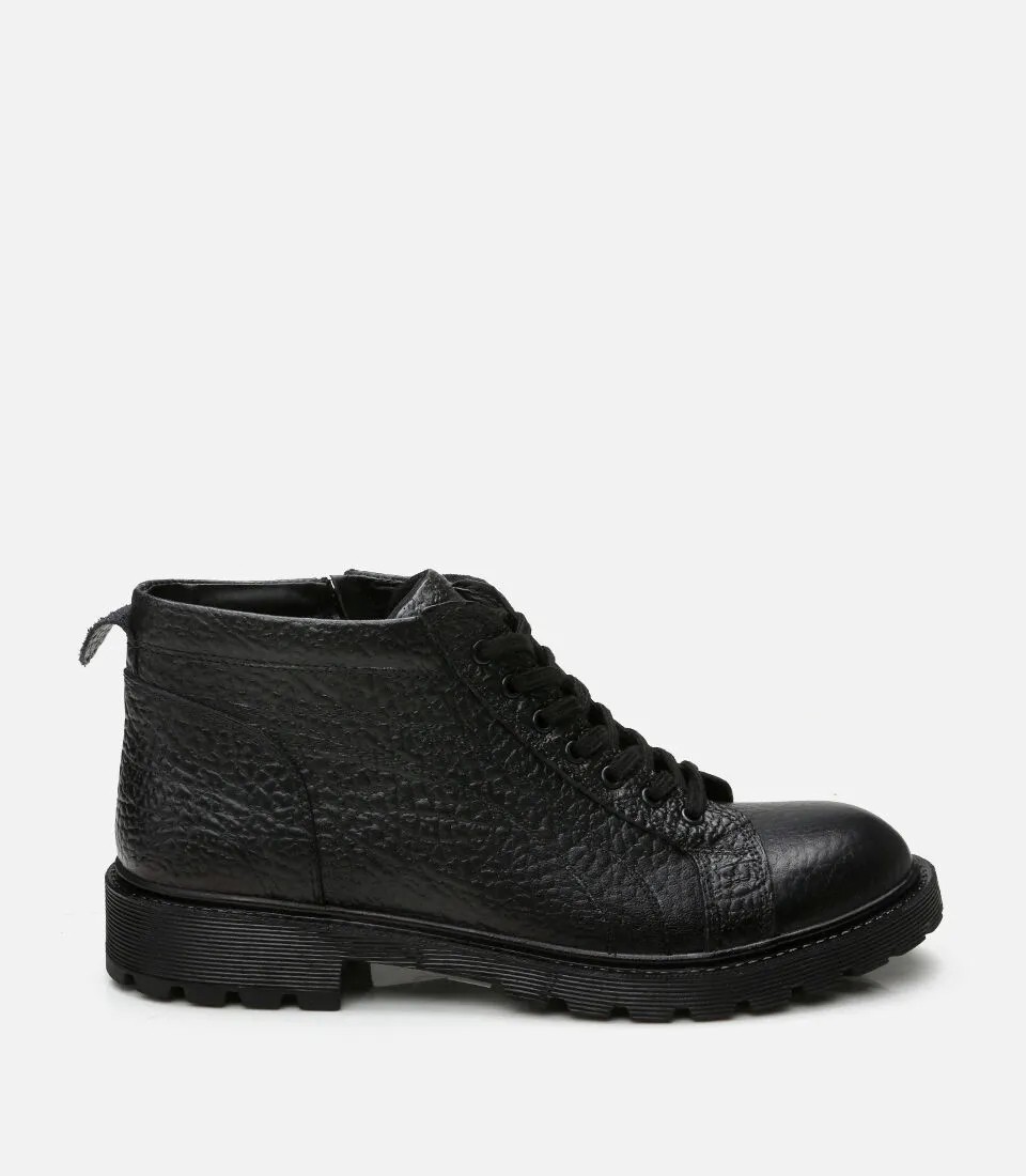 Hotiç 02BOY299000A100 ERKEK Deri Siyah Casual Bot