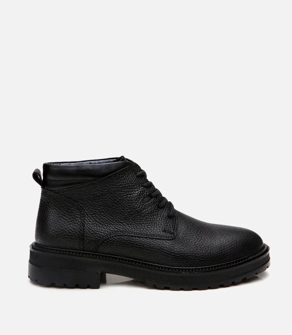 Hotiç 02BOY298970A100 ERKEK Deri Siyah Casual Bot